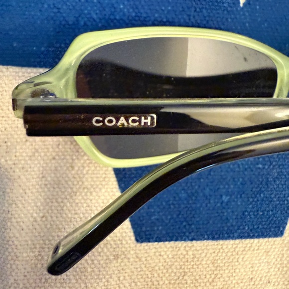Coach Accessories - Coach Grass Green and Black Sunglasses